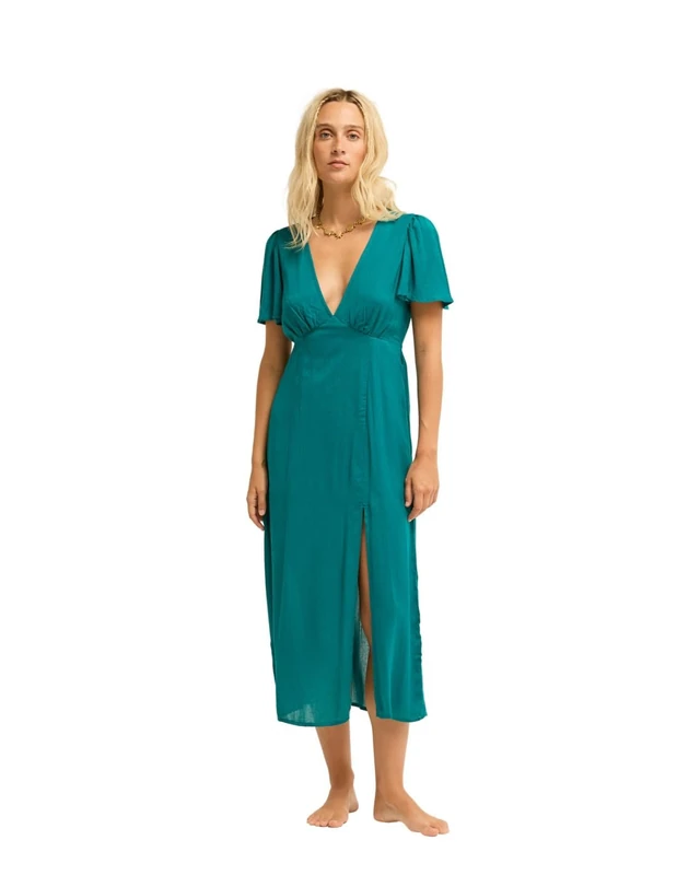 BILLABONG Jet Set - Midi Dress - Women - Green