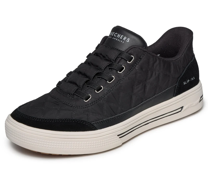 Skechers Men's Arch FIT Arcade Charming Daze Trainers, Navy, 9.5 UK