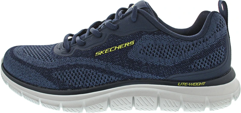 Skechers Men's Track Pohlter Trainer, Navy, 10 UK