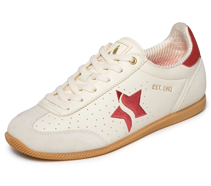 Skechers Women's City Crush Trainer, Natural, 4 UK