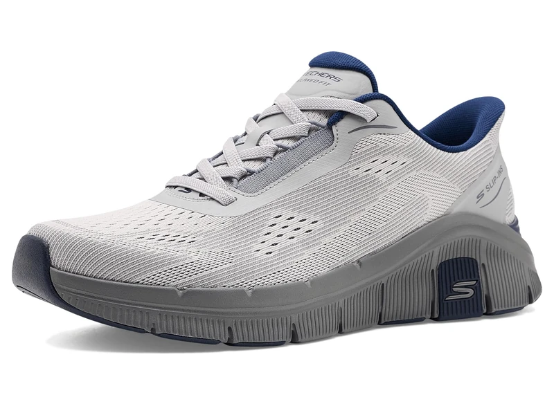 Skechers Men's RF Flex Zayder Slip-in, Grey, 8 UK