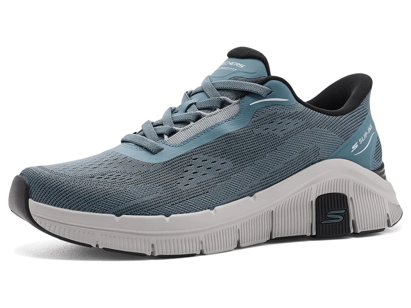 Skechers Men's RF Flex Zayder Slip-in, Slate, 10.5 UK