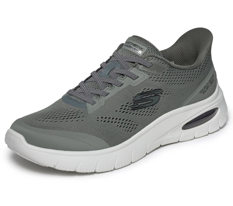 Skechers Men's Skech-Air Summits Trainer, Olive, 7 UK