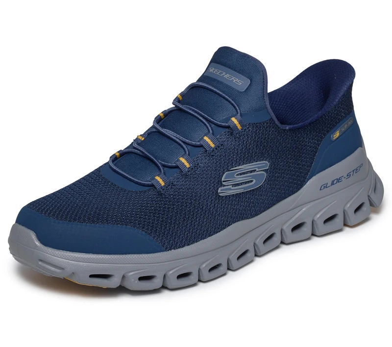 Skechers Men's Remnynt Trainer, Navy, 8.5 UK