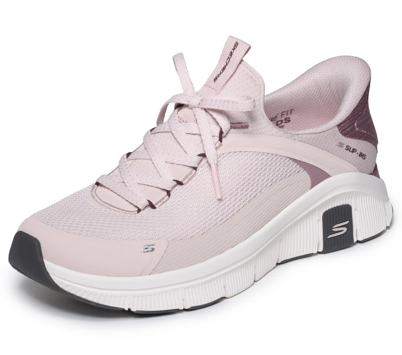 Skechers Women's Relaxed Fit Flex Trainer, Purple, 3 UK