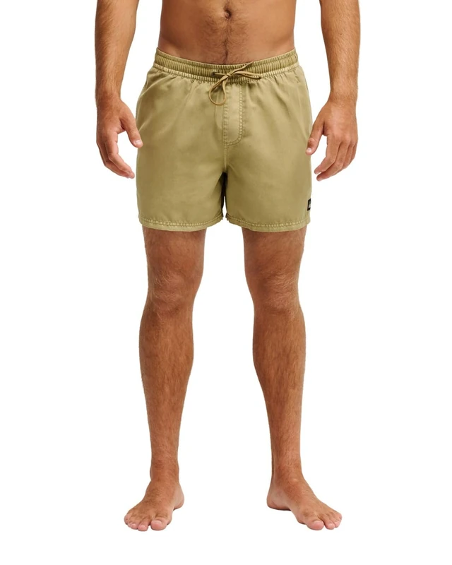 Quiksilver Swim Shorts Everyday SURFWASH Volley 15 Mens Brown