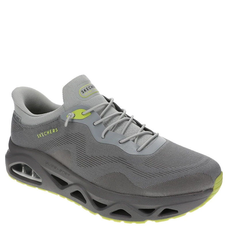 Skechers Men's UNO Glide-Step AIR Gliders Trainers, Gray, 12 UK
