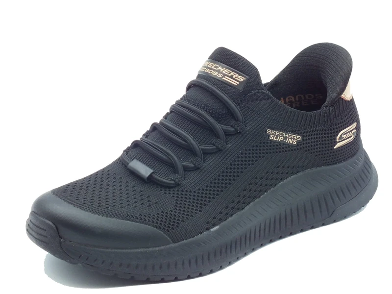 Skechers Women's BOBS Squad 4 Dire Step Trainers, Burgundy, 3 UK