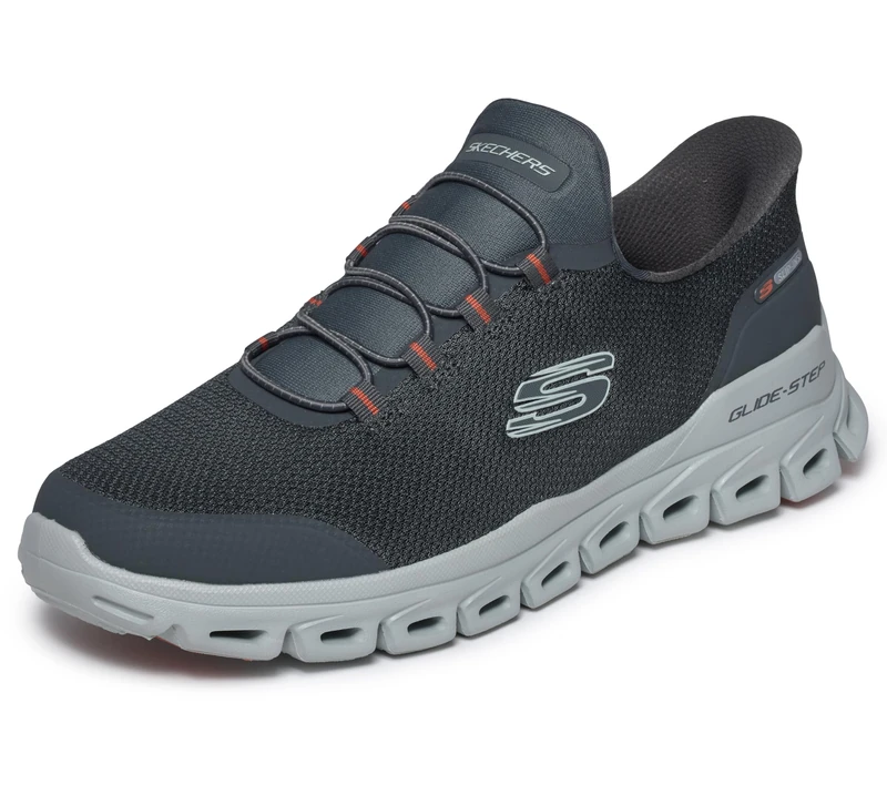 Skechers Men's Remnynt Trainer, Charcoal, 8 UK