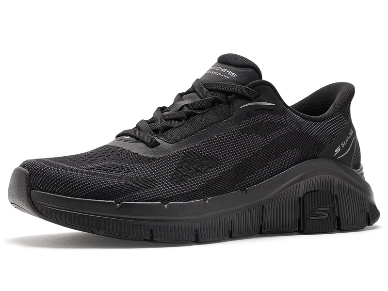 Skechers Men's RF Flex Zayder Slip-in, Black, 7 UK