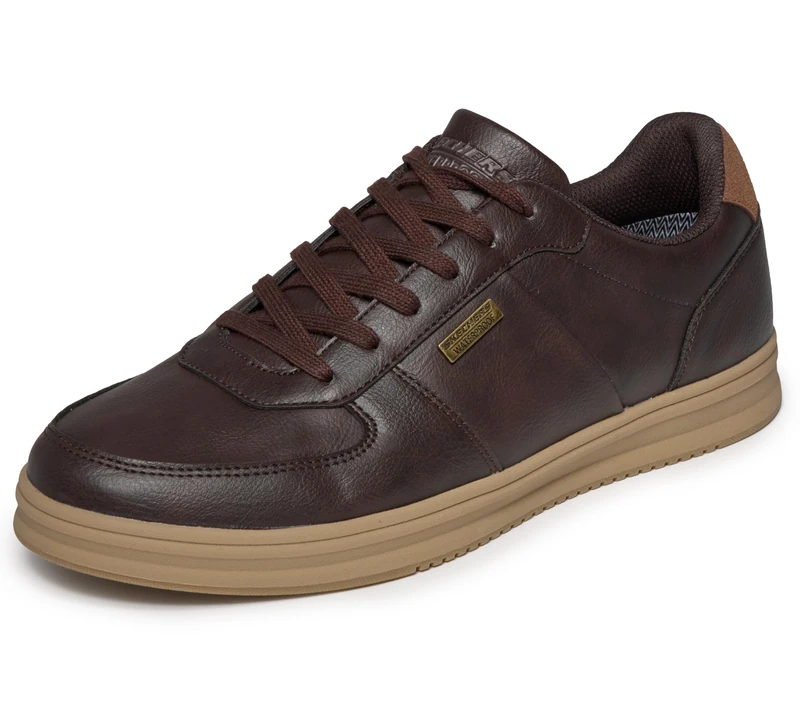 Skechers Men's Monty Trainer, Brown, 7.5 UK