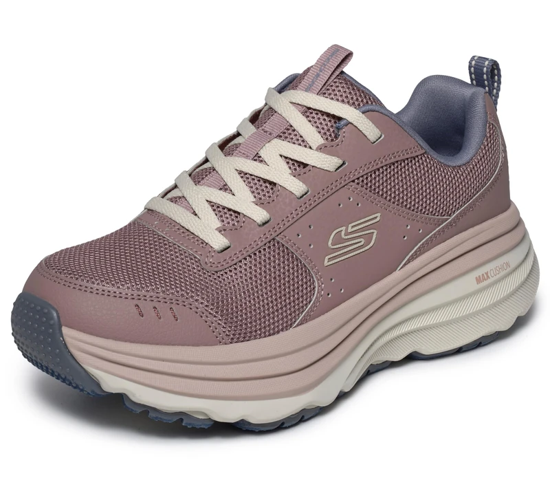 Skechers Women's Max Cushioning Zirrus Trainers, Mauve Synthetic Textile Trim, 5.5 UK