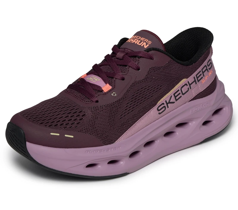 Skechers Women's Slip-Ins: MC Glide Step Caledonia, Burgundy, 4 UK