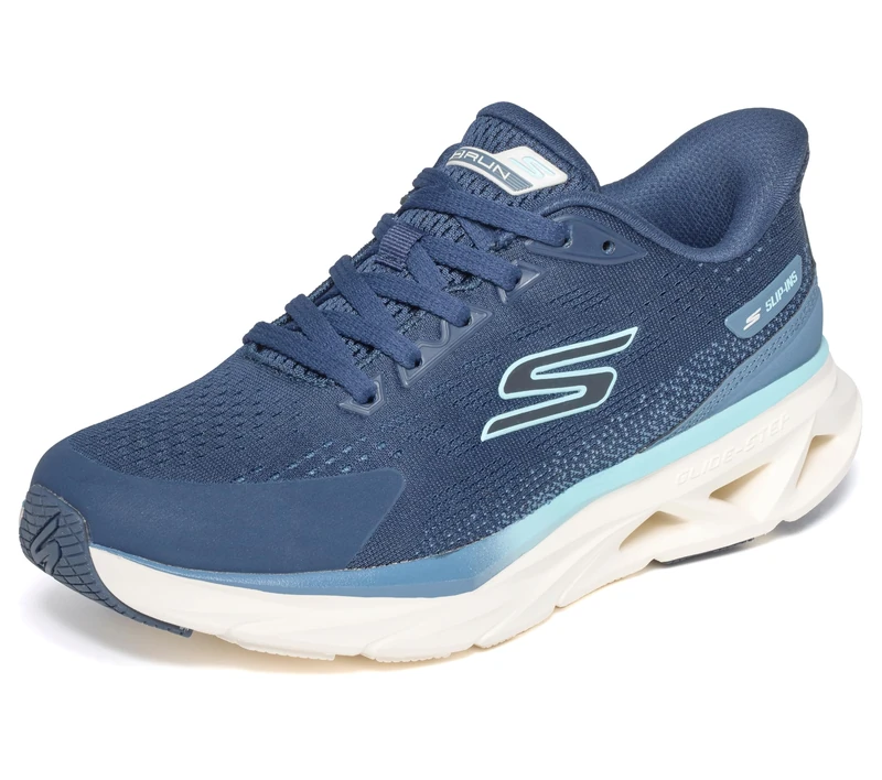 Skechers Women's Slip-Ins: Glide Step Vortex Trainer, Navy, 7 UK