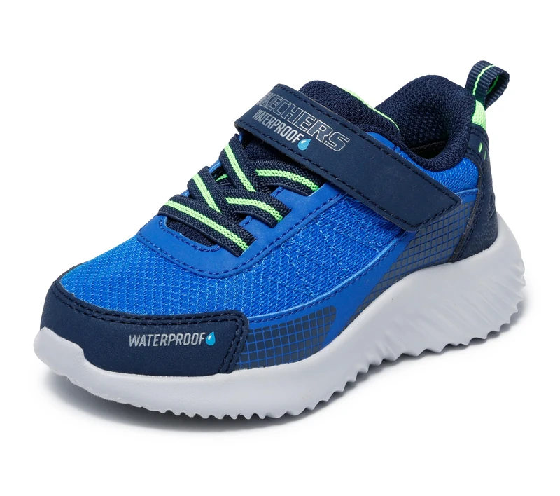 Skechers Boys' Bounder Venture Squad Trainer, Navy, 6 UK Toddler