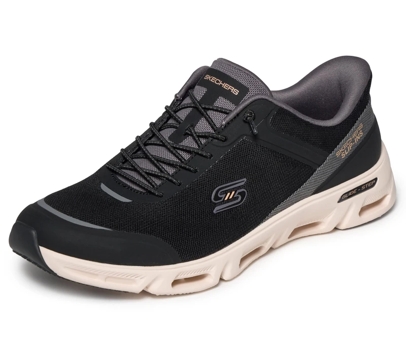 Skechers Women's Glide-Step Gratify Trainer, Black, 6 UK
