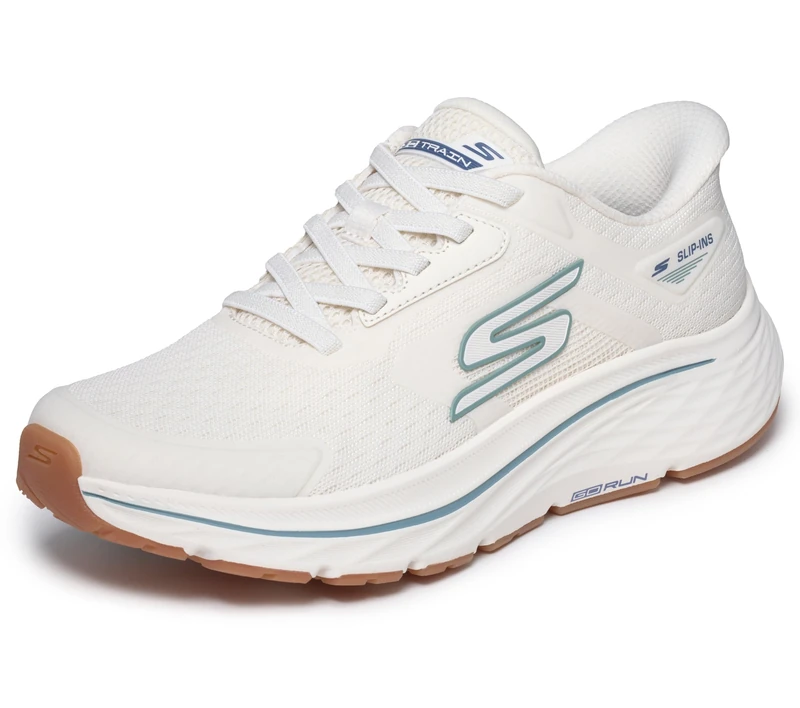 Skechers Women's Slip-Ins: Go Run Consistent 3 Trainer, Off-White, 8 UK