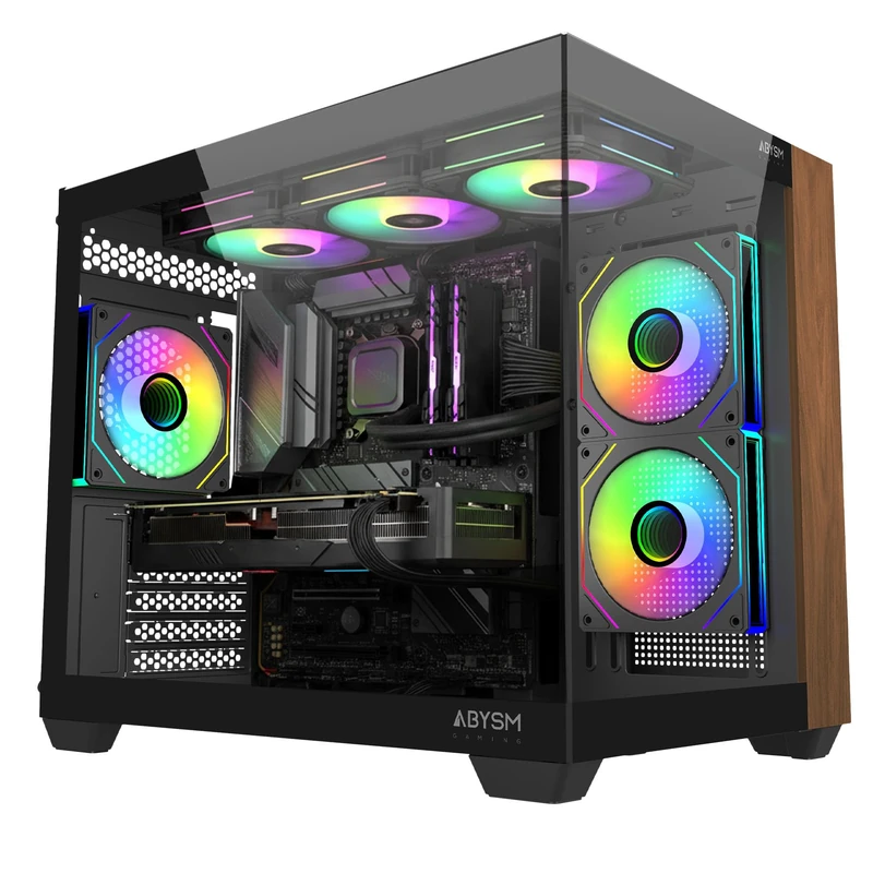 Abysm Gaming Micro ATX Danube SAVA Nature 285C Black