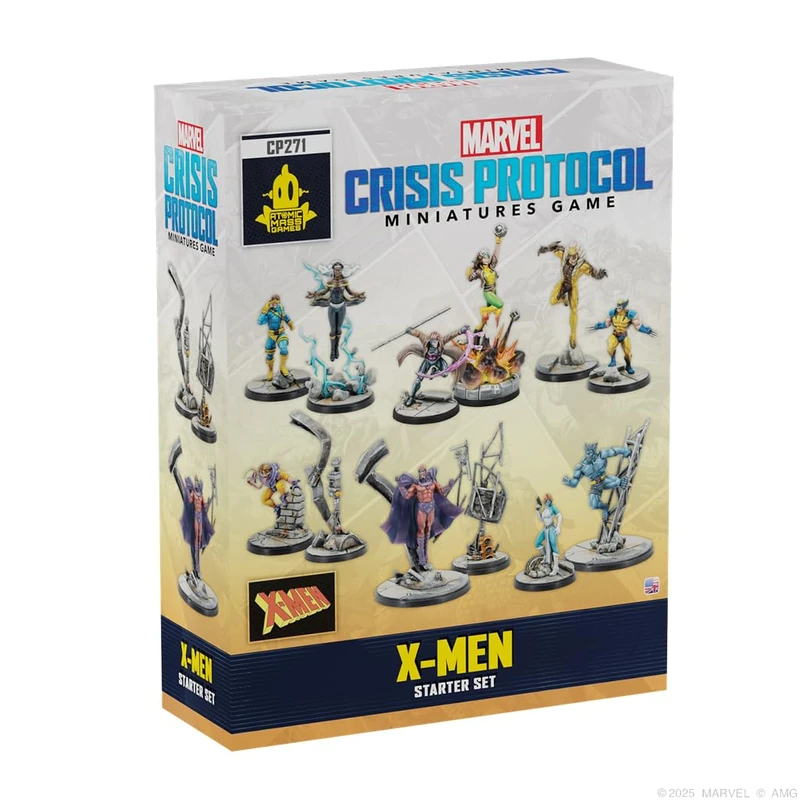 asmodee Marvel Crisis Protocol: X-Men Starter Set, Miniatures Game, Ages 14, for 2 Players, 90 Minutes per Game, Spanish - Image 1