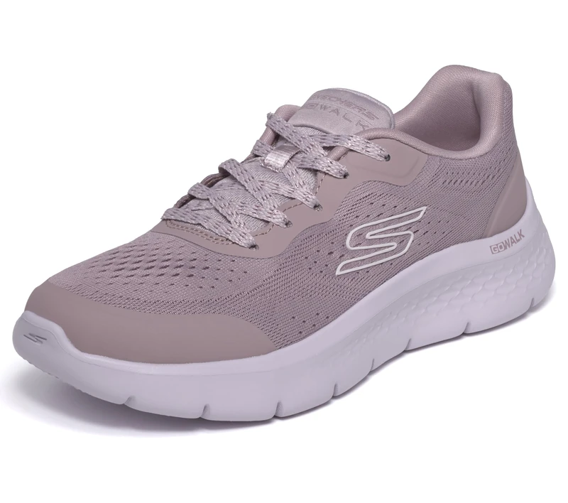 Skechers Women's GO Walk Flex Serenity Trainer, Purple, 4 UK