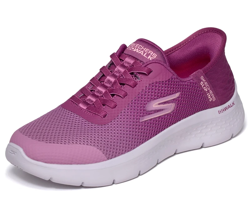 Skechers Women's Go Walk Flex Grand Entry, Red, 6 UK