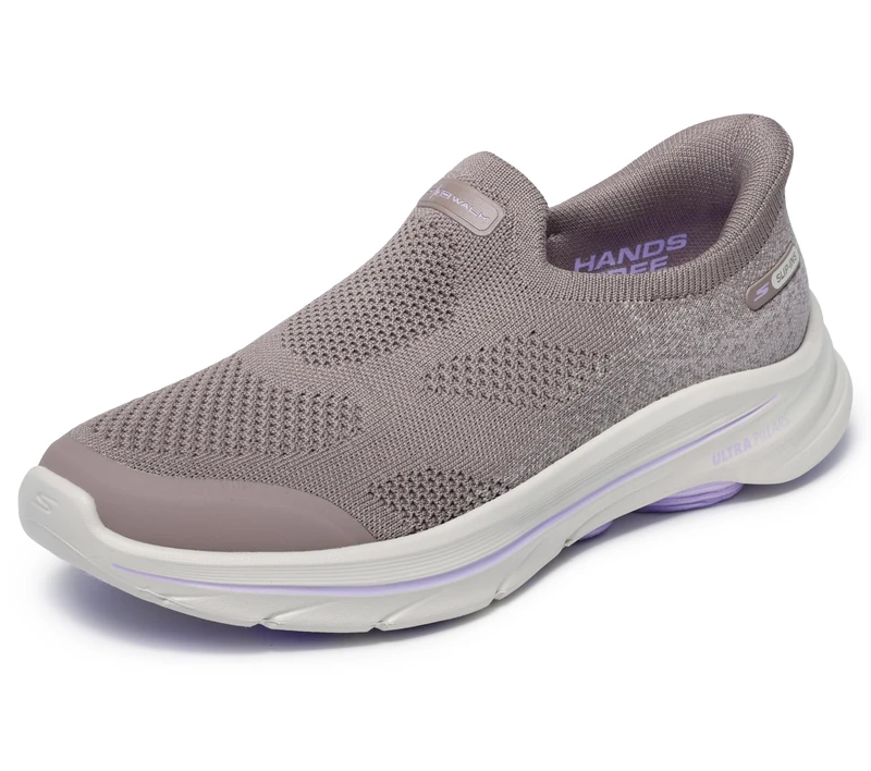 Skechers Women's Slip-Ins: Go Walk 8 Nova Trainer, Taupe, 6 UK
