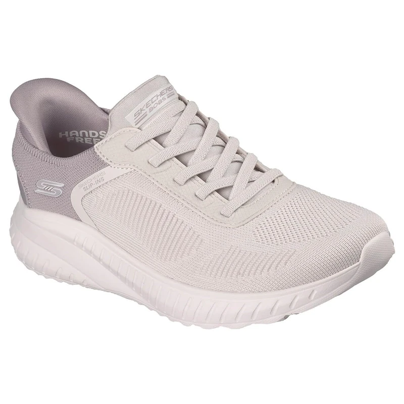 Skechers Women's Slip-Ins Squad Chaos Trainer, Off-White, 5 UK