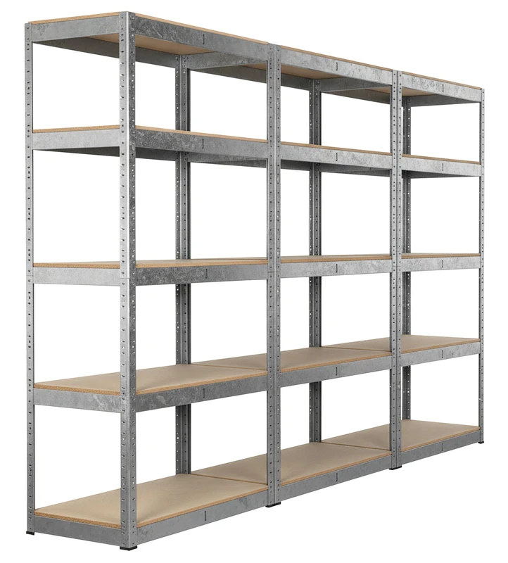 Sealey Racking Unit with 5 Shelves 350kg Capacity Per Level - Set of 3 - AP6350GSCOMBO1