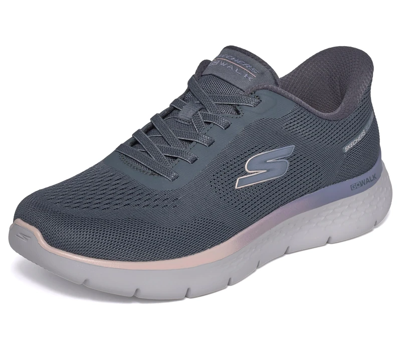Skechers Women's Slip-Ins: Go Walk Flex Azriel, Charcoal, 5 UK