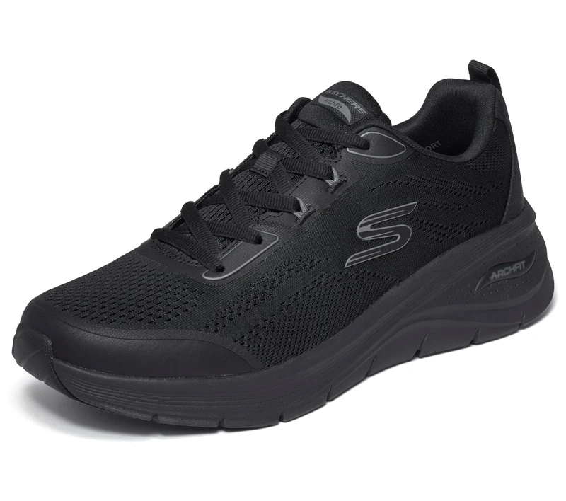Skechers Men's Arch Fit 3.0 Prawsper Trainer, Black, 9 UK