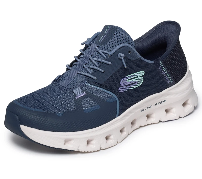 Skechers Women's Glide-Step Pro Trainer, Navy, 6 UK