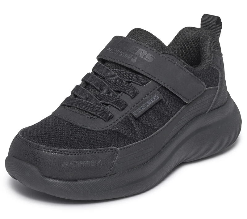 Skechers Boys' Bounder 2.0 Aqua Pace Trainer, Black, 3 UK Child