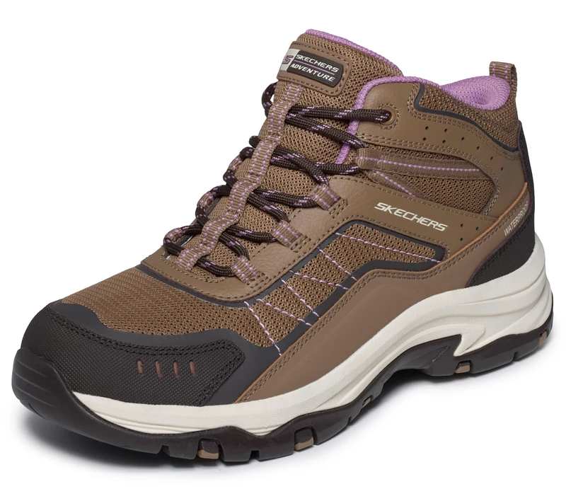 Skechers Women's Trego Ashaway Boot, Tan, 5.5 UK