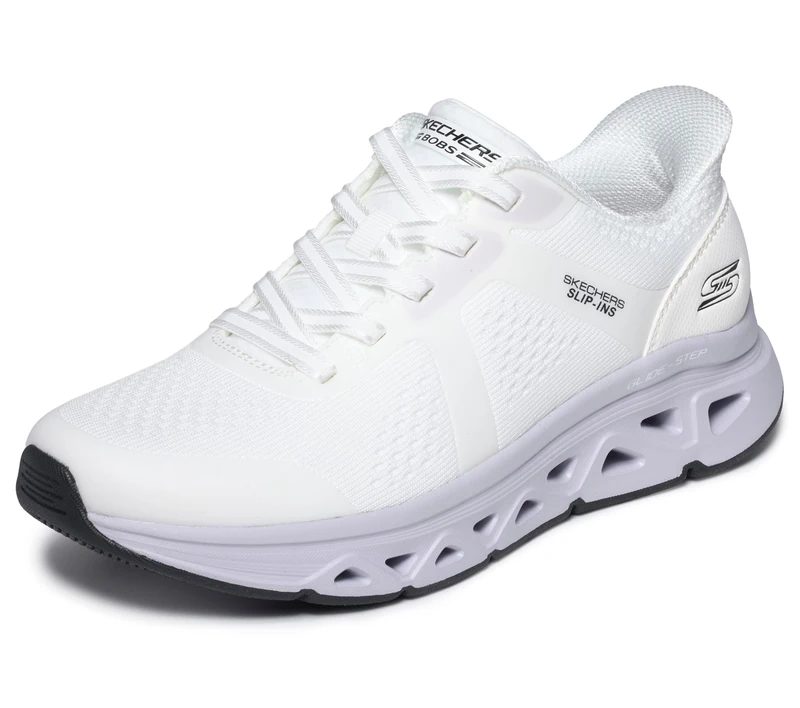 Skechers Women's Glide-Step Trainer, White, 5 UK