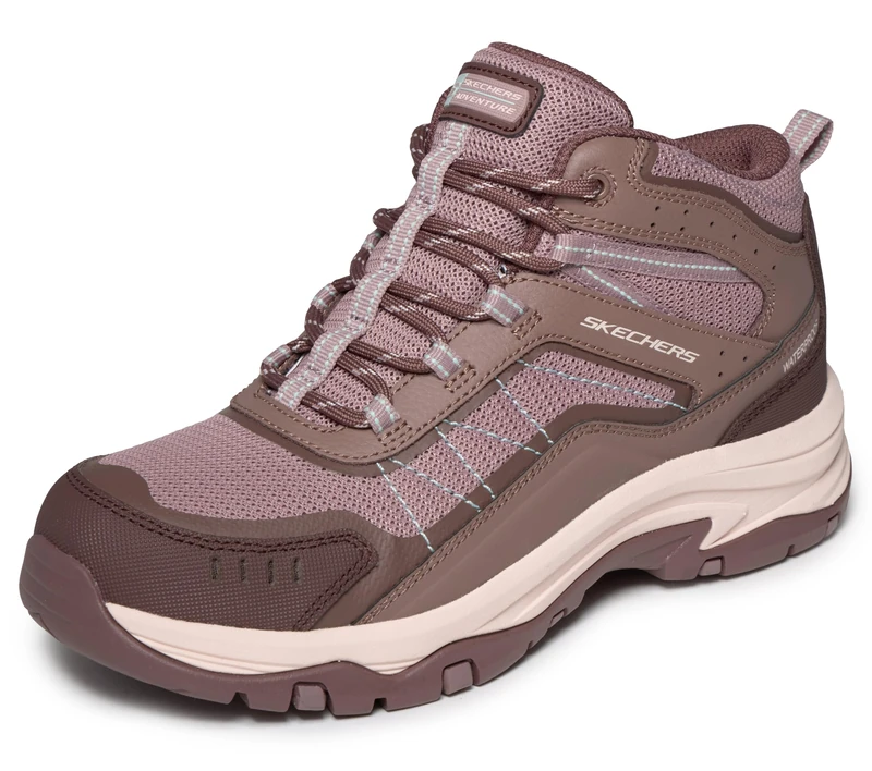 Skechers Women's Trego Ashaway Boot, Grey, 8 UK