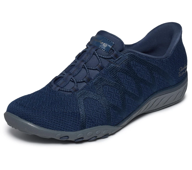 Skechers Women's Breathe-Easy Eter-Knity, Navy, 8 UK