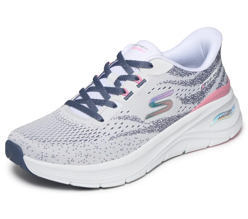 Skechers Women's Arch Fit 3.0 Trainer, White, 3 UK