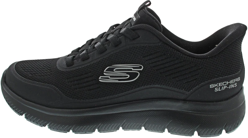Skechers Men's Summits Leyter Trainer, Black, 7 UK