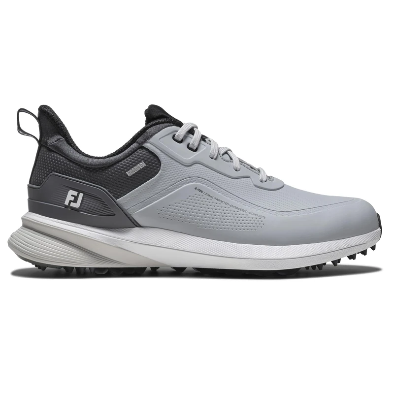FootJoy Men's Pro SL Golf Shoe, Grey/Grey/White, 12 UK Medium