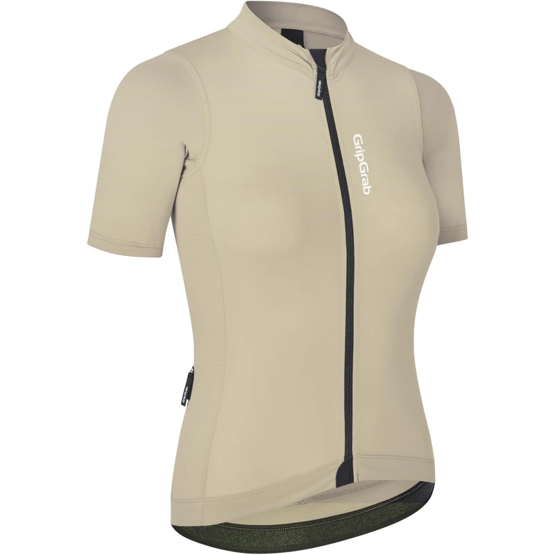 GripGrab Ride Women's Short Sleeve Cycling Jersey - Summer Cycle Top Beige