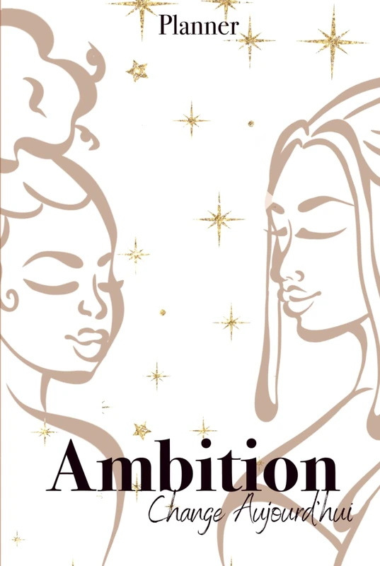 Planner Ambition : Change Aujourd’hui: Journalier pour Évoluer, Briller et Tenir le Cap Toute l’Année, non daté, divisé en trimestre. - Image 1