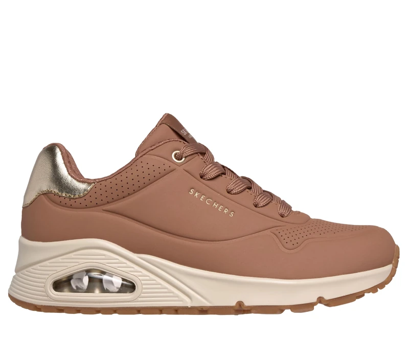 Skechers Women's Uno Golden Air Trainer, Tan, 3.5 UK