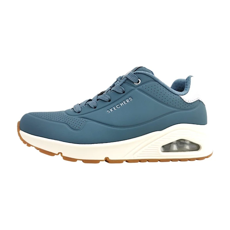 Skechers Women's Uno Golden Air Trainers, Slate Durabuck Mesh Trim, 6 UK