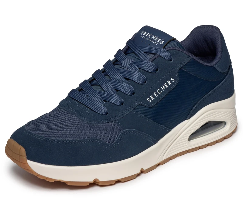 Skechers Men's Uno Vintage Air Trainer, Navy, 9 UK