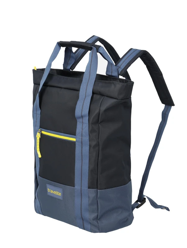 Travelite Colour Craze Small Backpack, 2 in 1, Can also be Used as Tote Bag/Shopper Lightweight City Backpack with Trolley Attachment Function, 27 x 42 x 13 cm, 14 L, 0.5 kg