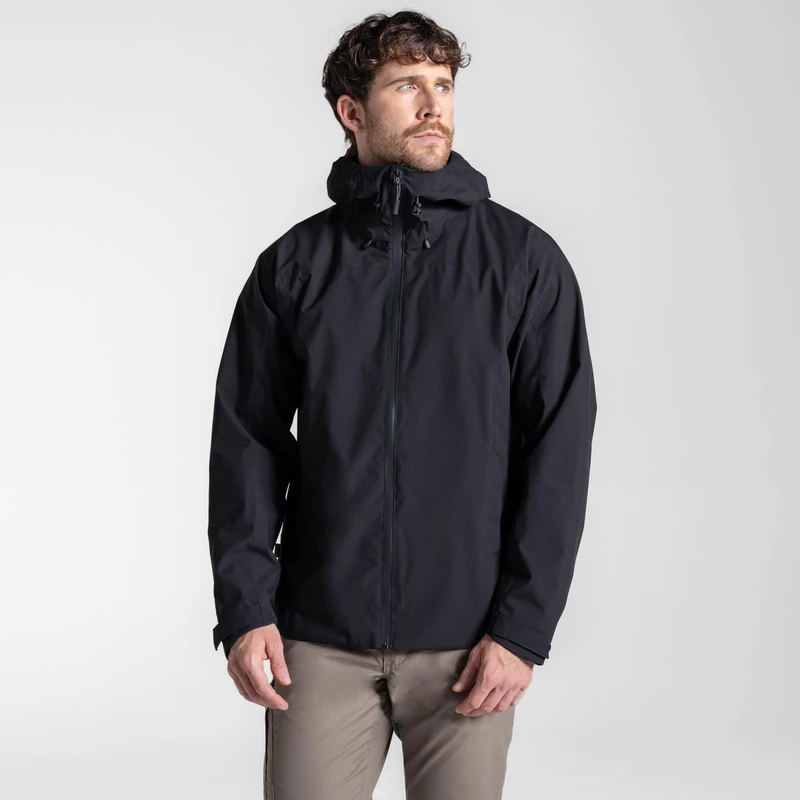 Craghoppers Unisex Bc Expert Base Camp Waterproof Shell Jacket, Black, XL EU