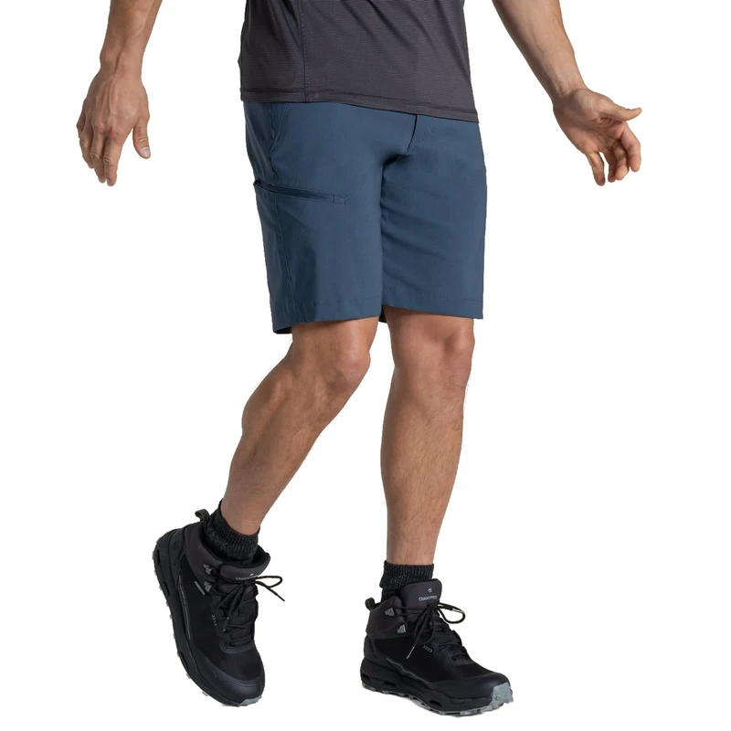 Craghoppers Mens Kiwipro Kiwi Pro III Hiking Shorts, Blue Stone, 40W EU