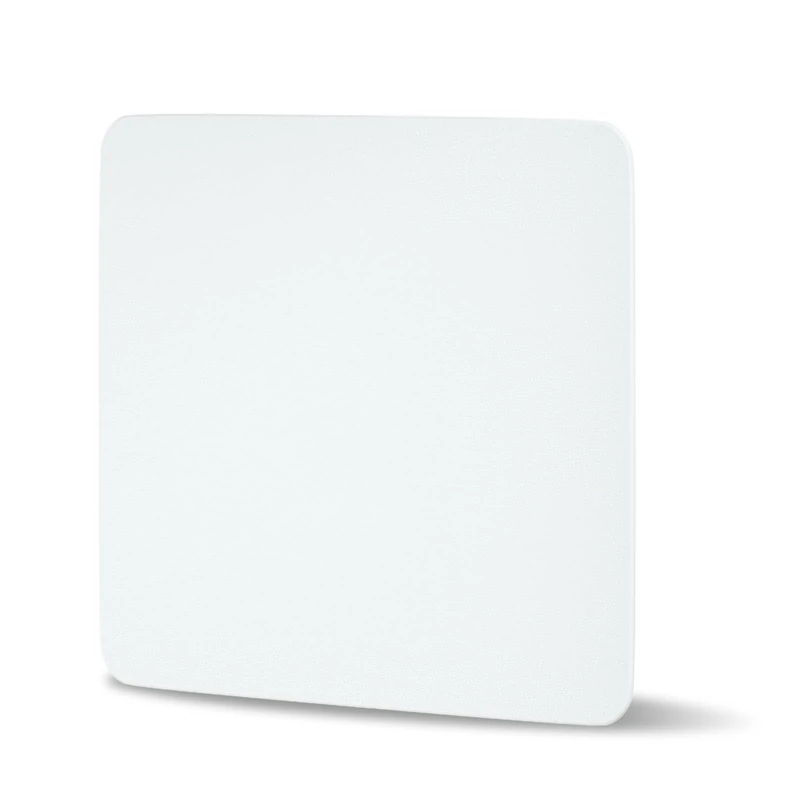 Taodaliy Superglide Premium Glass Mouse Pad -Silicate Glass Surface Anti-Slip Fully Molded high-Density Silicone Rubber 19.29 * 16.53 (M, WHI)