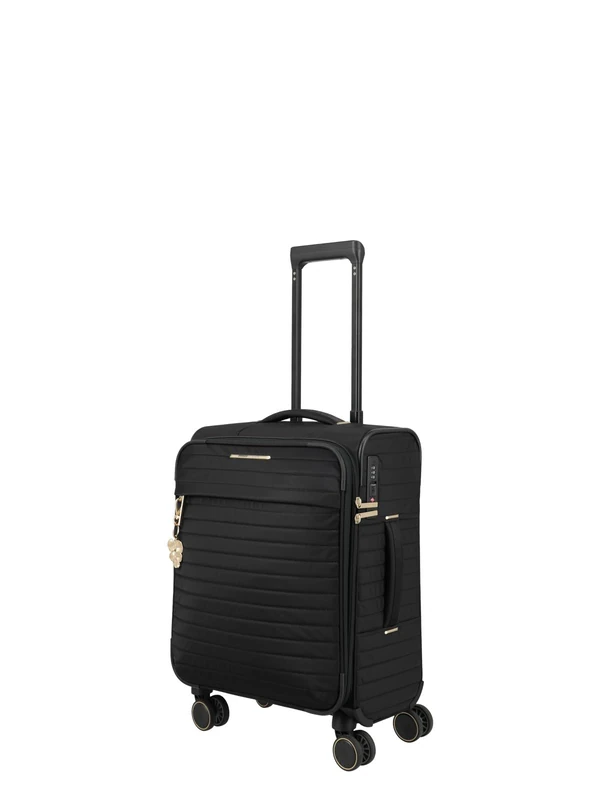 Travelite Barbara STEPP Hand Luggage Trolley Suitable for Lufthansa & Co., Cabin Suitcase with TSA Lock, 40 x 55 x 23/27 cm, 2.6 kg, 40-43 L