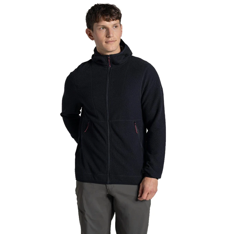 Craghoppers Mens Complite Fleece Hooded Jacket Pack Away Travel Lightweight Top - Image 1